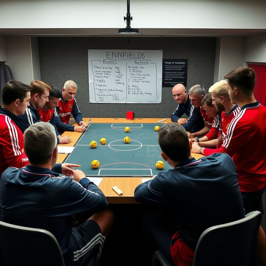半岛app下载体育-恩菲尔德赛前战术会议，细节决定比赛胜负